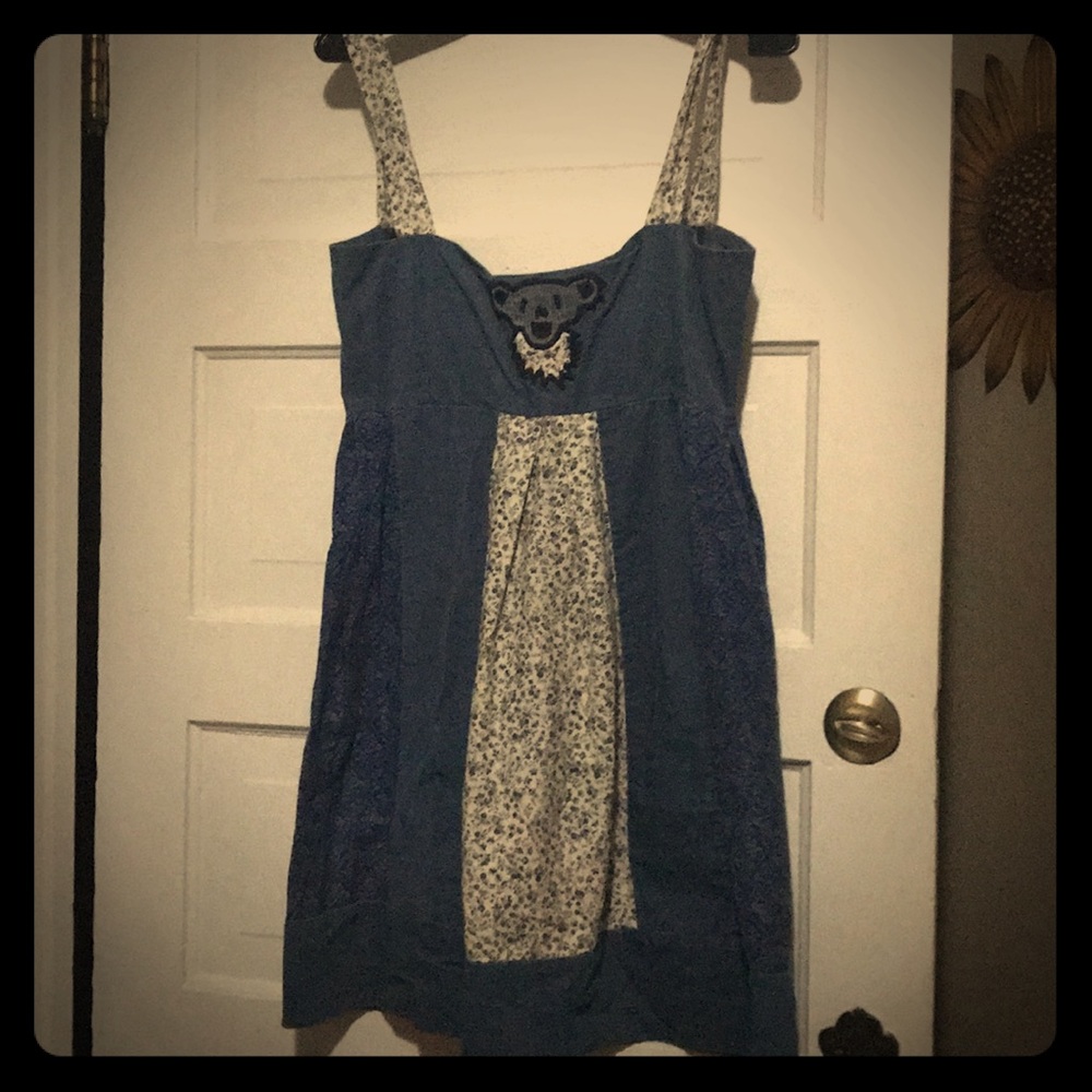 Gypsy Rose Grateful Dead Dancing Bear Apron Dress